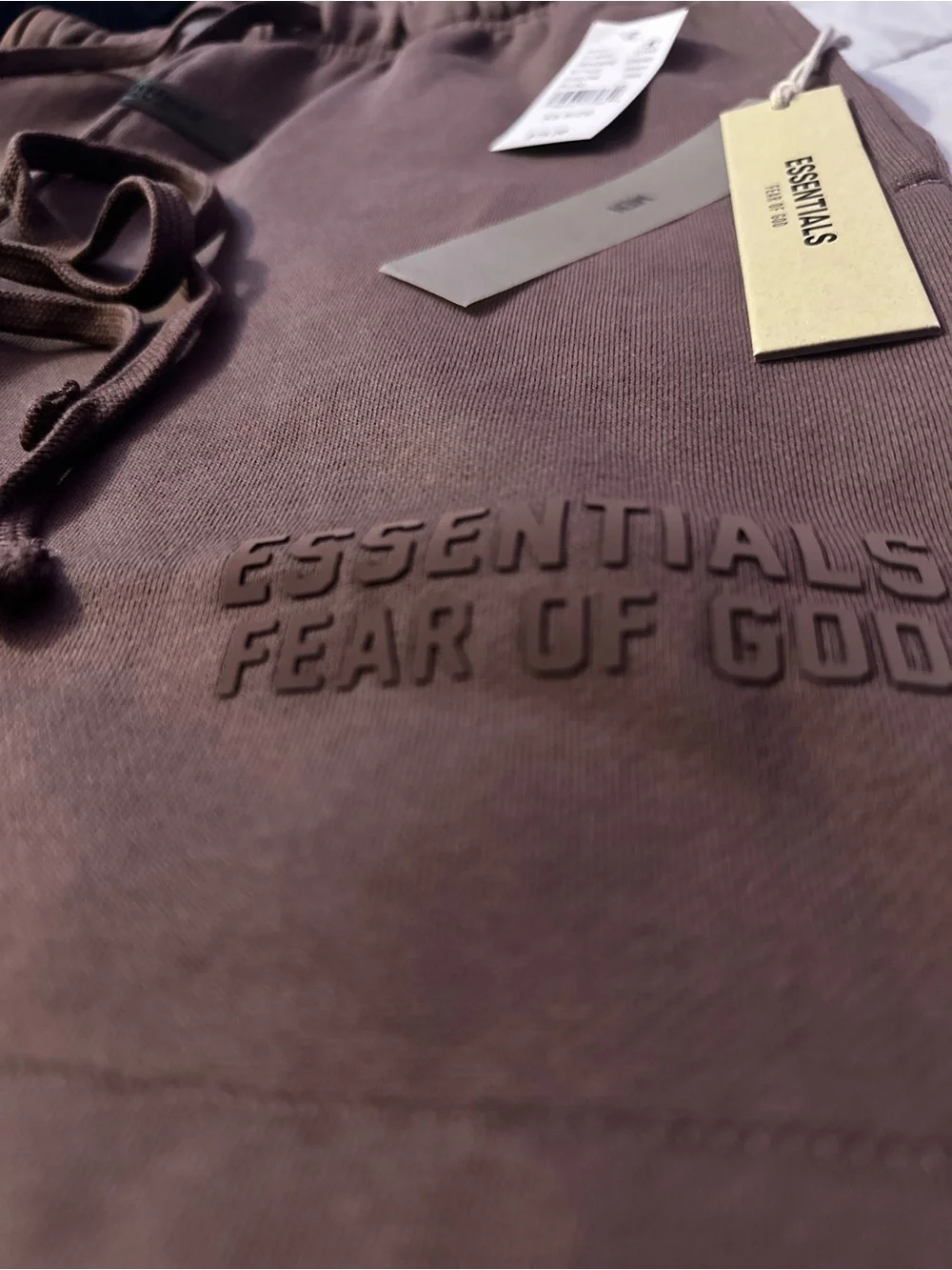 Fear of God Essentials Men's Plum Sweat Shorts